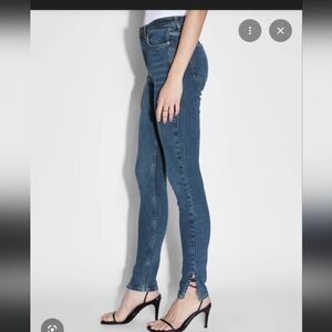 Ksubi Hi N Waisted Bluebell Split Skinny Jeans